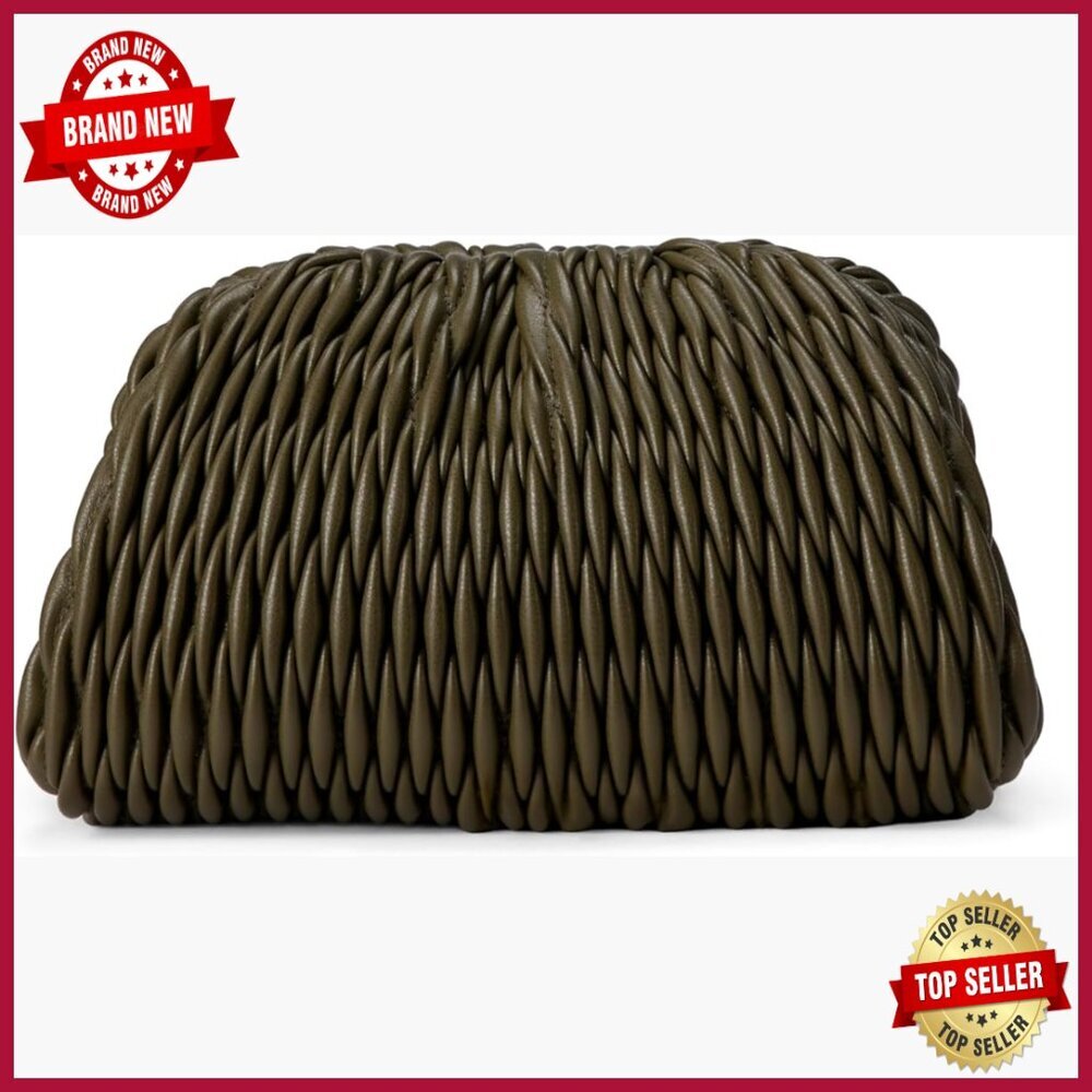 Small Faux Leather Clutch Bag with Magnetic Closure and Top Handle
